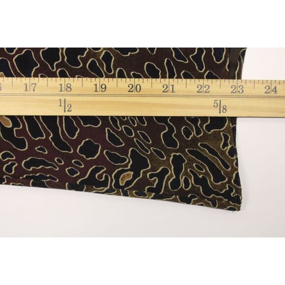 Tory Burch Women's Tanya Abstract Leopard Print Silk Sleeveless Tie Back Top 4 - Picture 6 of 10